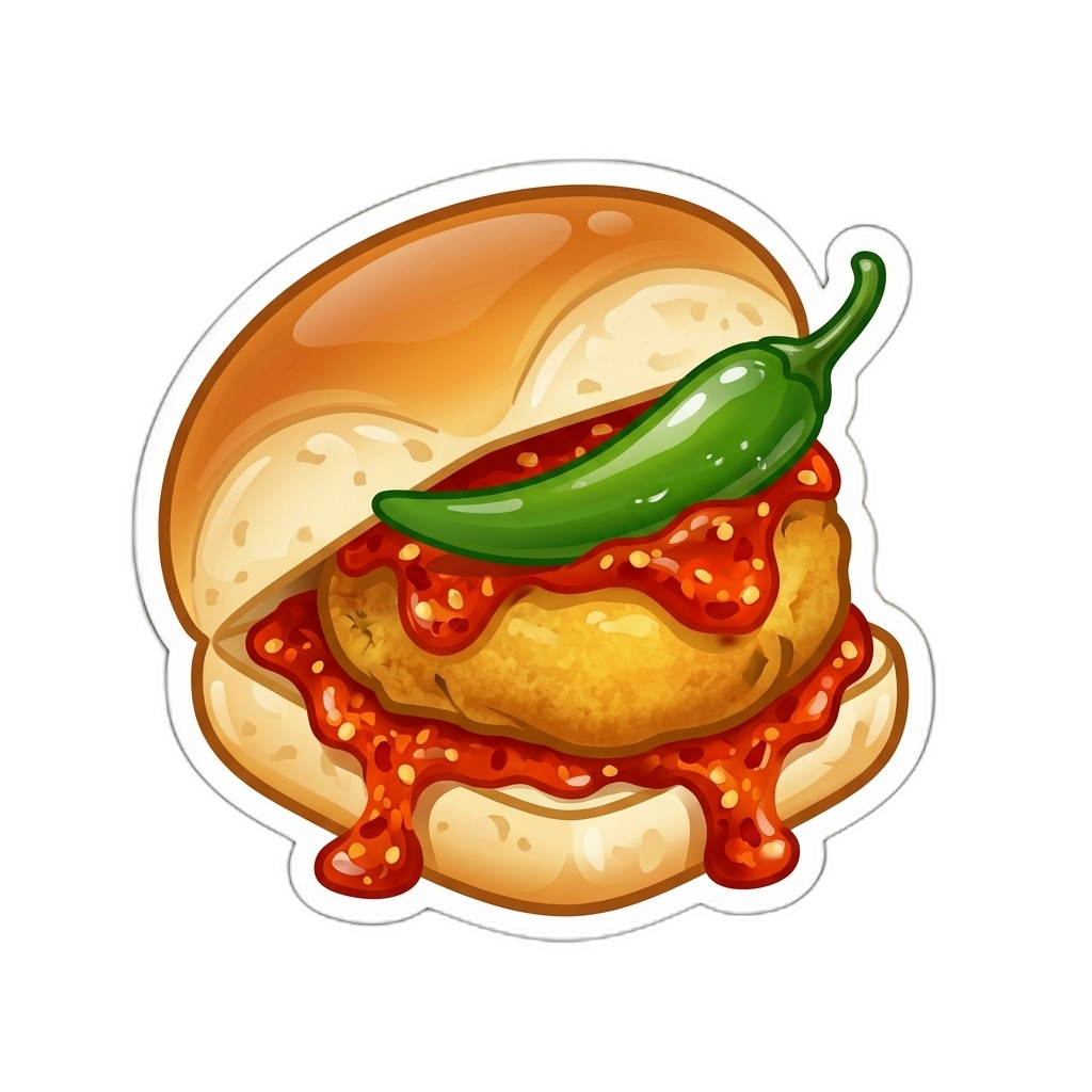 Bombay Vada Pav Sticker